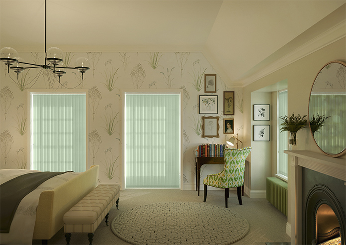 Amalfi, Soft Green - Vertical Blind - Image 9
